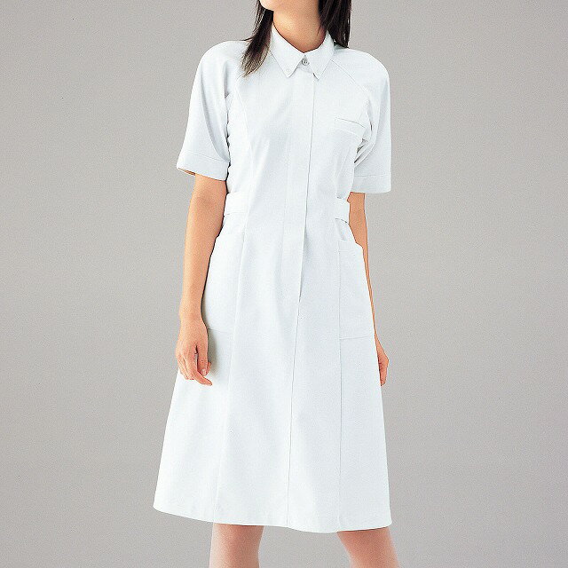 全品ポイント5倍 6/4 20:00-6/5 23:59 大特価品★制電アトラスニットワンピース B LM-1202ナース服 ナースウェア レディース 女性 白衣 ワンピース 医療用 クリニック 歯科医 介護士 ユニフォー…