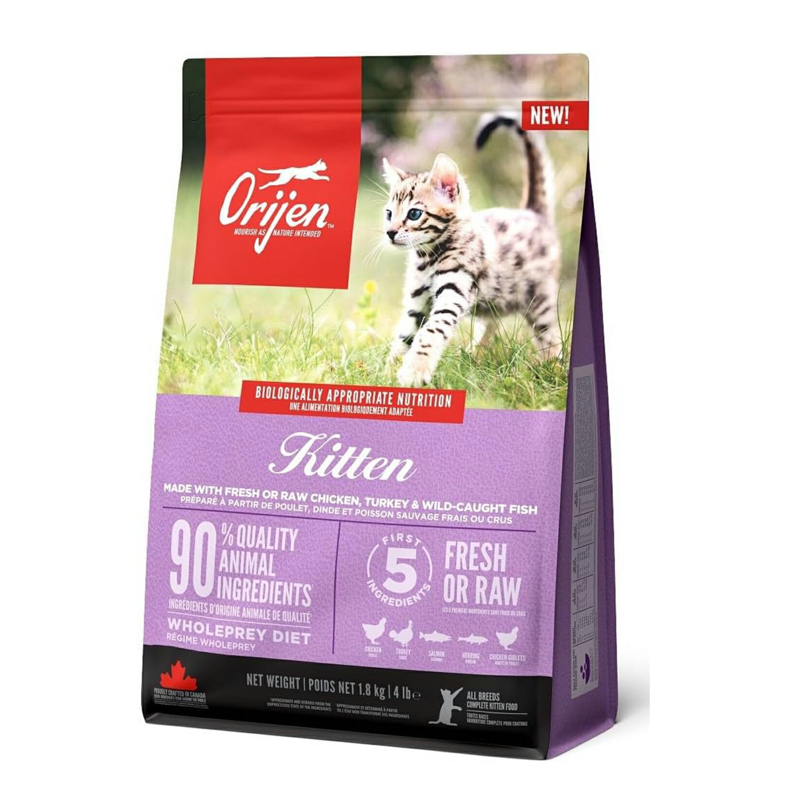 オリジン Orijen カナダ産 キャットフード キトゥン 340g X0016TDBXH b09tb15m1j