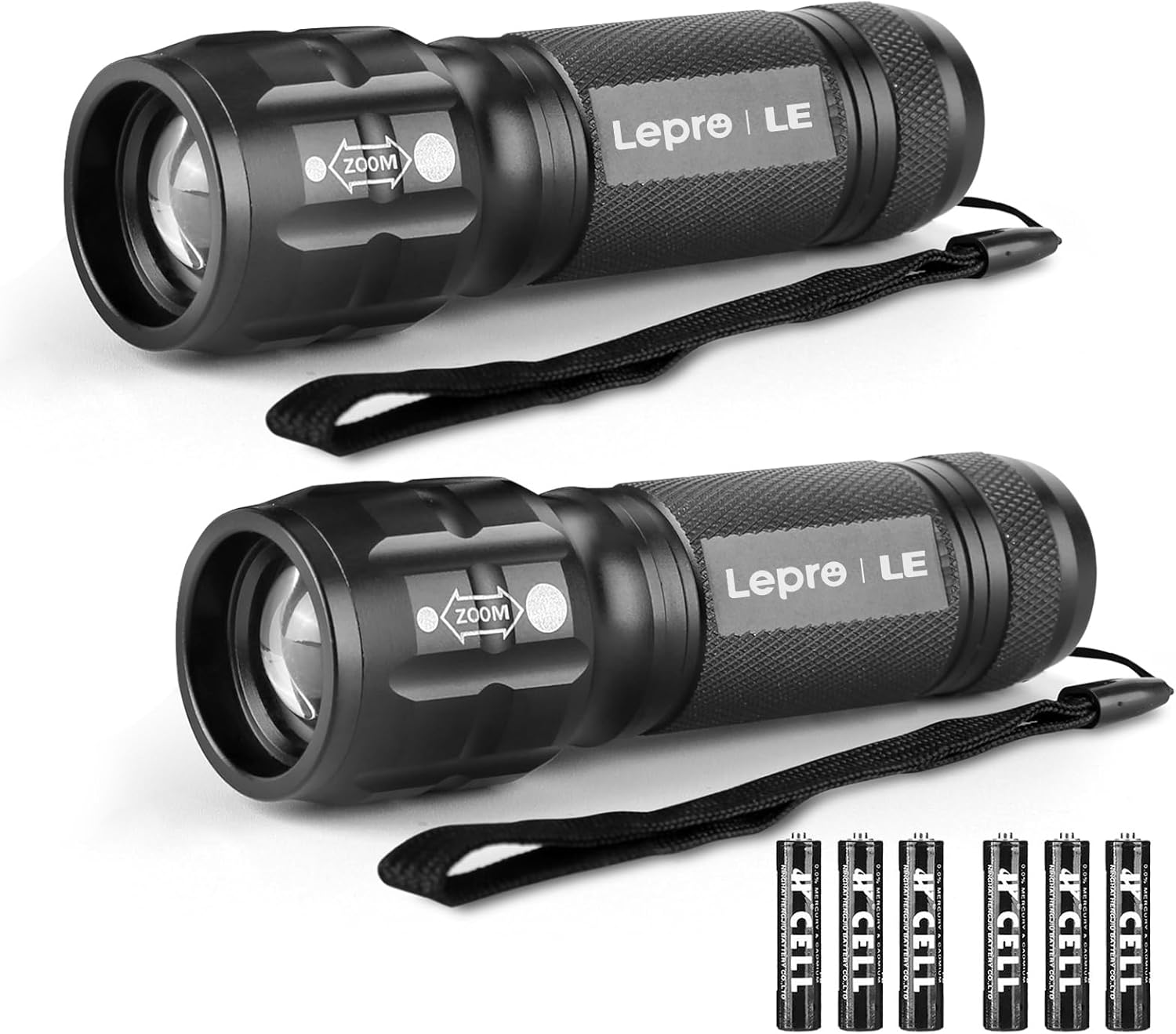 樂天商城 - LED 懐中電灯 フラッシュライト ハンディライト 高輝度LEDチップ搭載 ズーム調節 軽量 小型 電池式 単四電池付き 防災 停電対策 緊急用 キャンプ 登山 夜釣り 2個パック