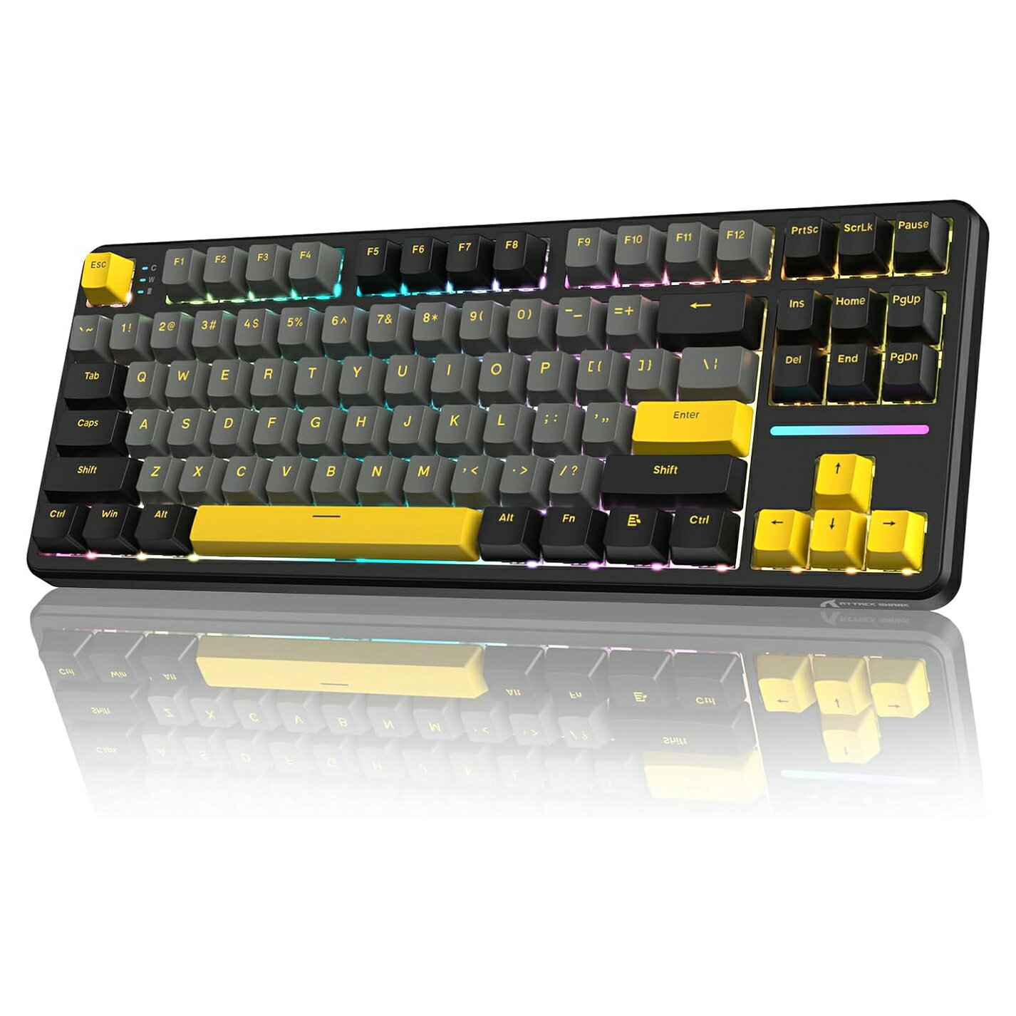 ブランド MAMBASNAKE 対応デバイス Win/MacOS 色 星の夜 サポートするキーボードのバックライトカラー RGB スタイル ブルーベリースイッチ 材質 ABS 電源 電源コード式 この商品について 【メカニカルゲーミングキー...