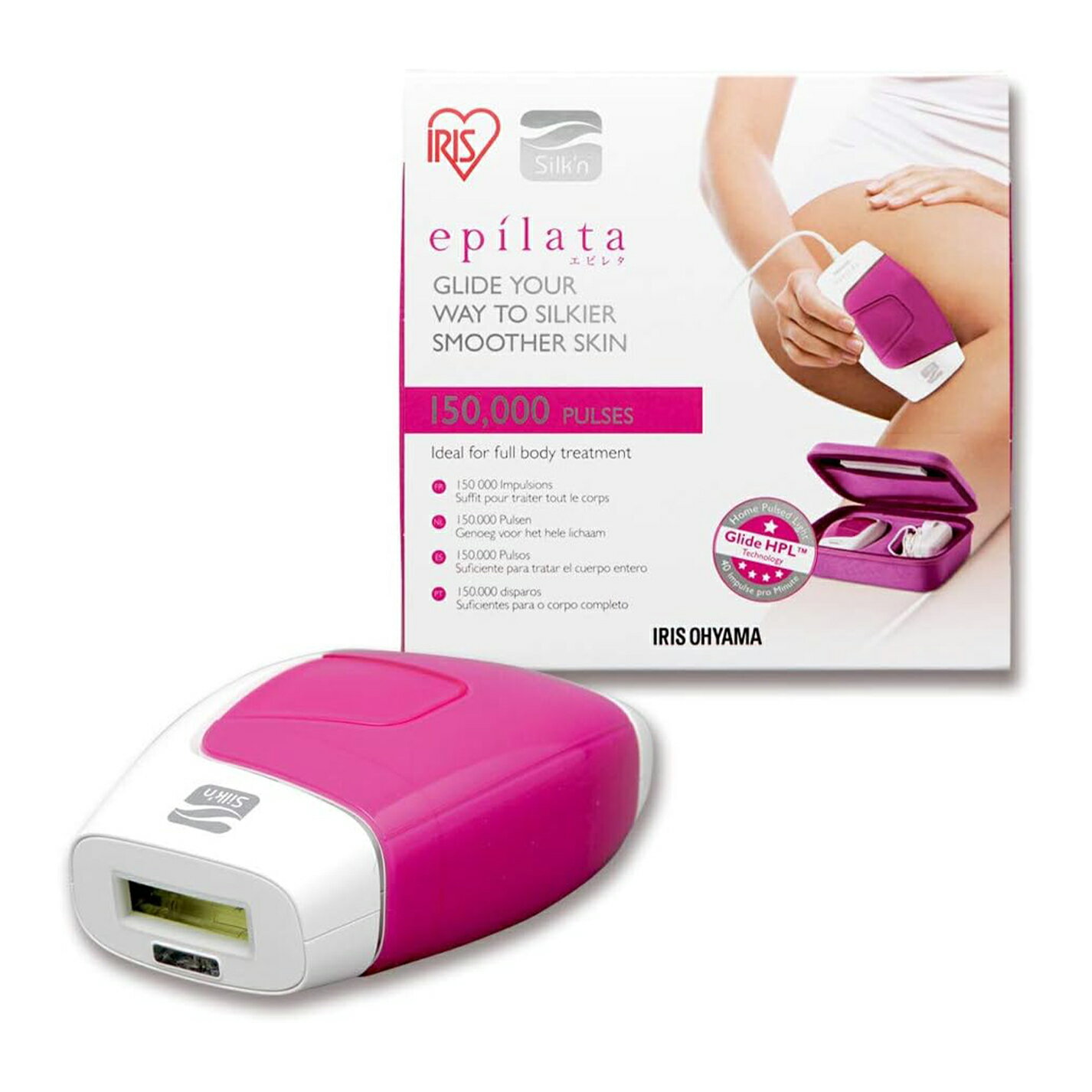【訳あり】アイリスオーヤマ 光脱器 エピレタ 全身ムダ毛処理 EP-0115-P
