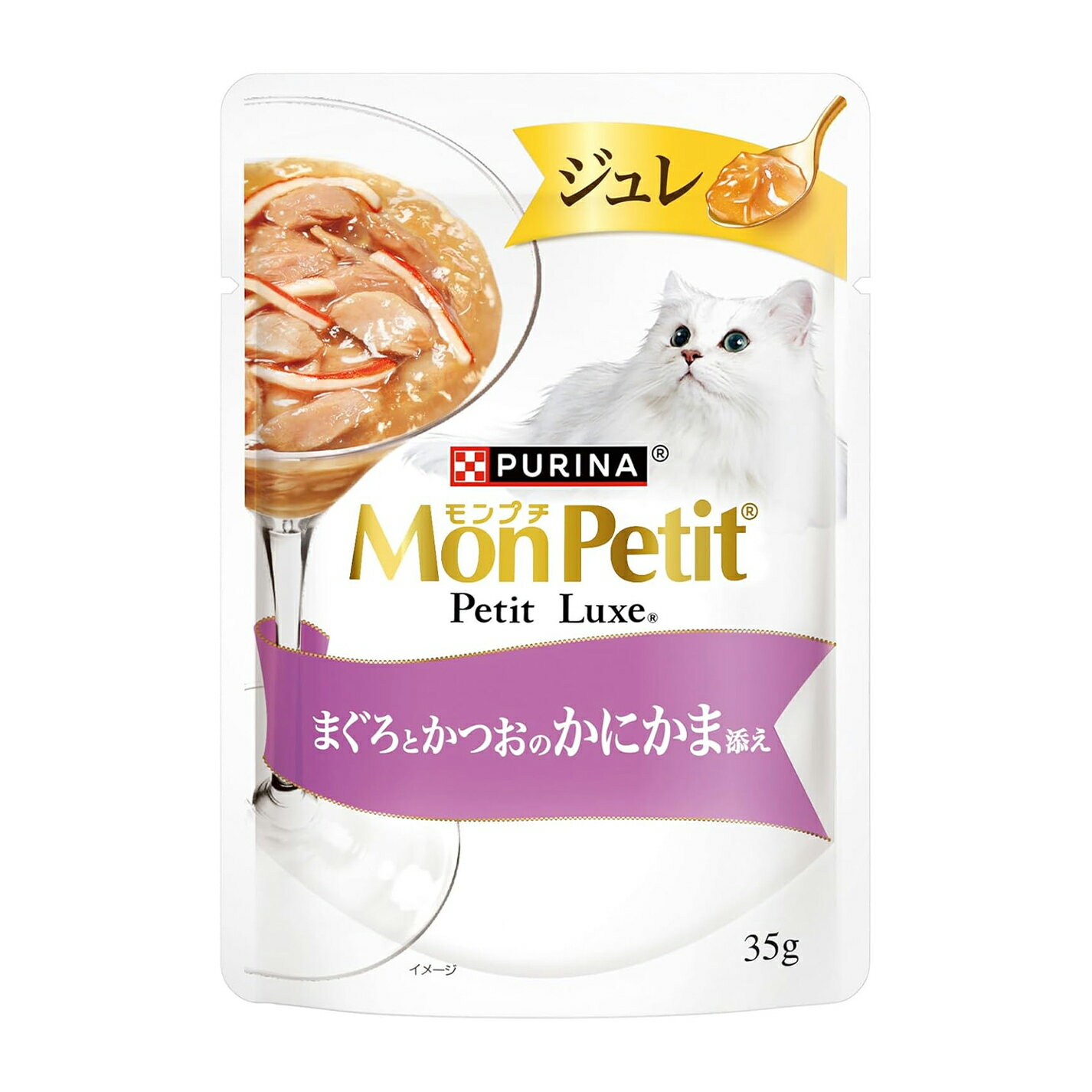 【临期特价】Mon Petit 妙多乐 奢华主食包 果冻 金枪鱼鲣鱼蟹肉棒味 35克x12袋