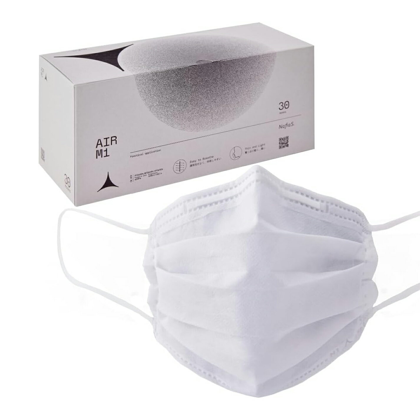 【訳あり】AIR M1 エアーエムワン マスク 30枚入 (普通サイズ)