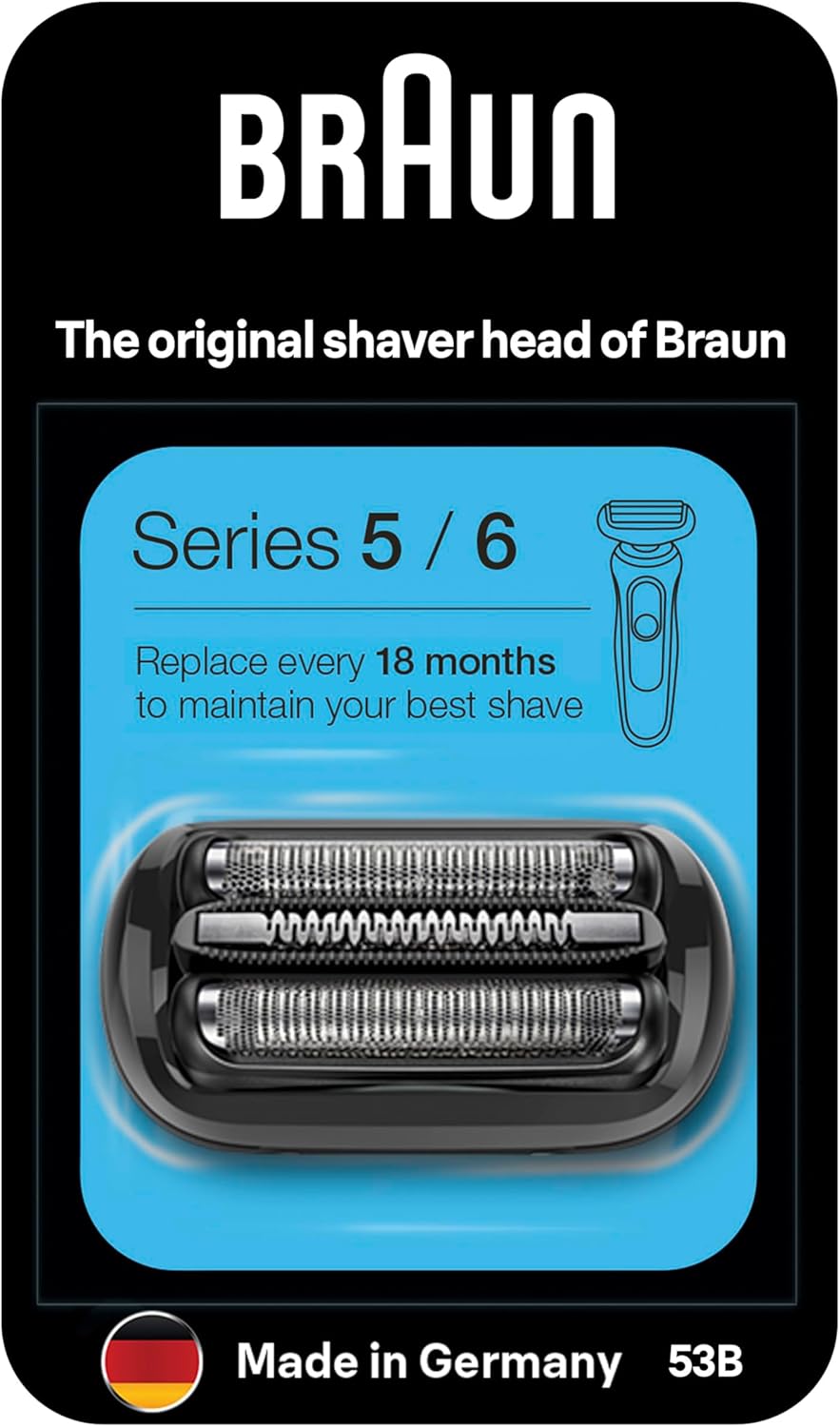 Braun ブラウン シリーズ5 53B 電気シェーバー替刃 (ブラック) シリーズ5・6対応