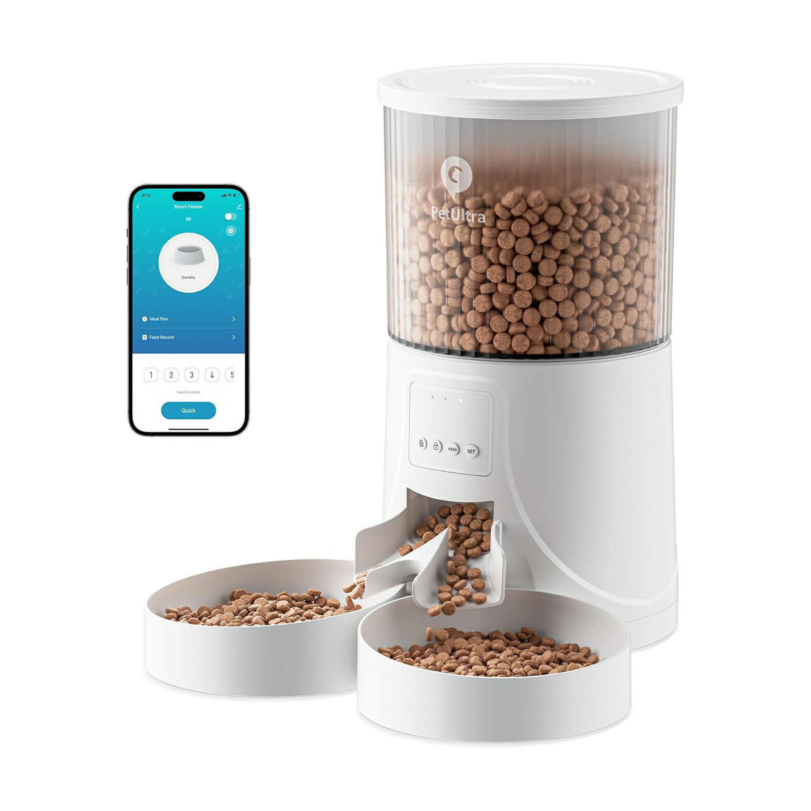 Automatic Cat Feeder WIFI 4L Capacity
