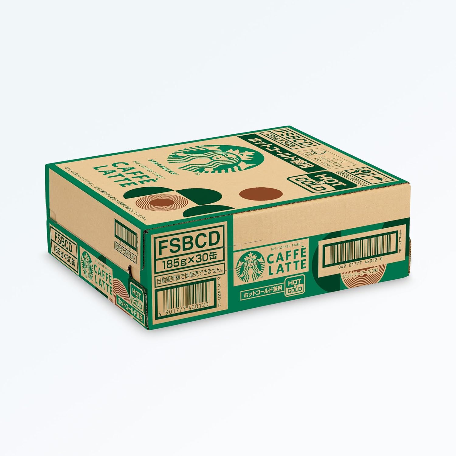 送料無料【わけあり】サントリー スターバックス MY COFFEE TIME カフェラテ 缶コーヒー 185g×30本のサムネイル