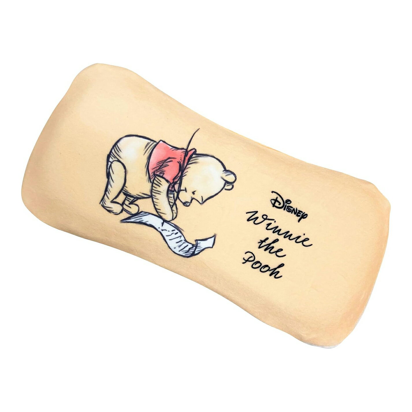 Rakuten - MORIPiLO 低反発クッション 腰枕 くまのプーさん 肌にやさしいふわモチ触感 15x30x8cm キャラクター まくらのモリシタ