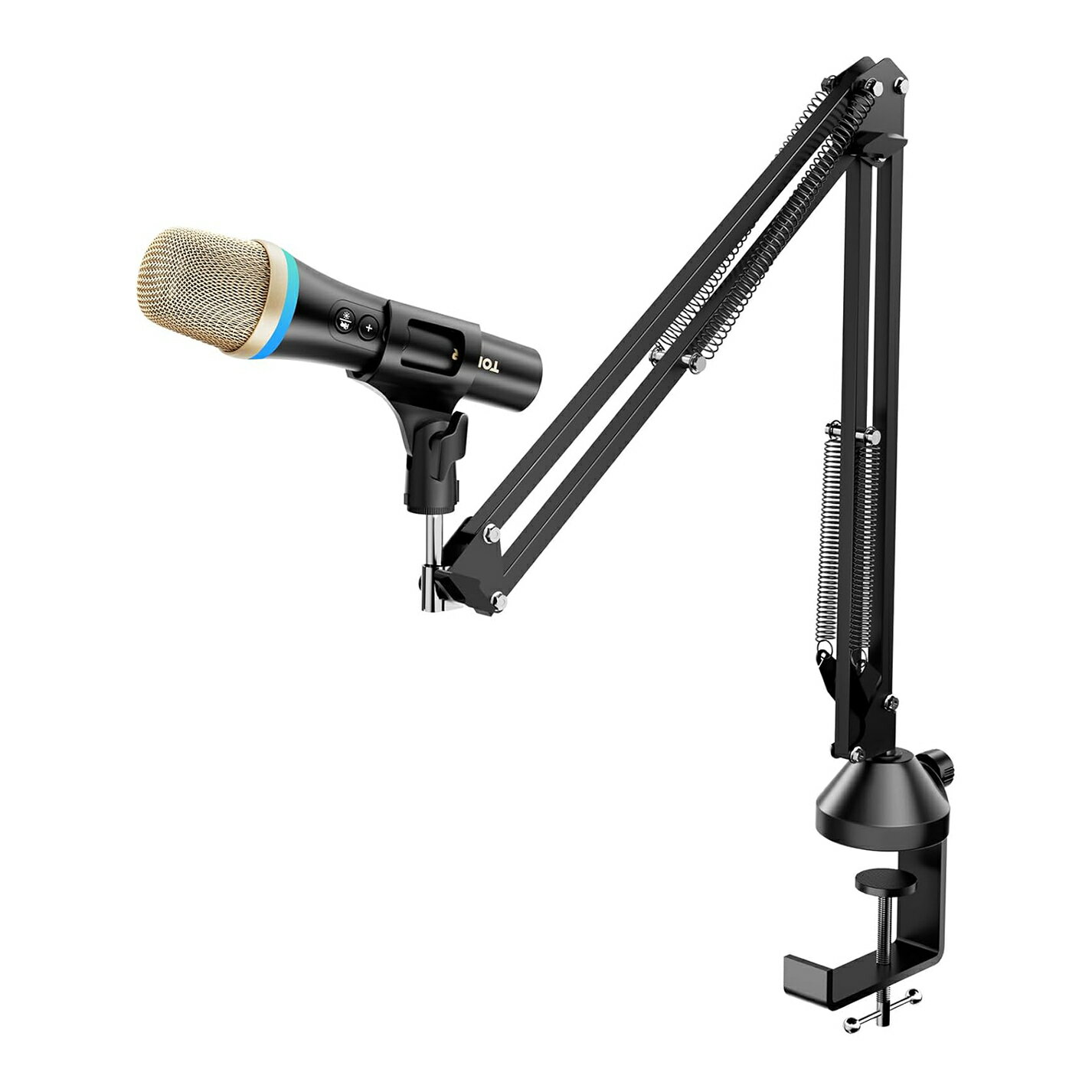 TONOR TD310+ USB/TypeC PC向けダイナミックマイクロフォン 録音 ライブ配信 歌唱 スタジオ カラオケ ブラック