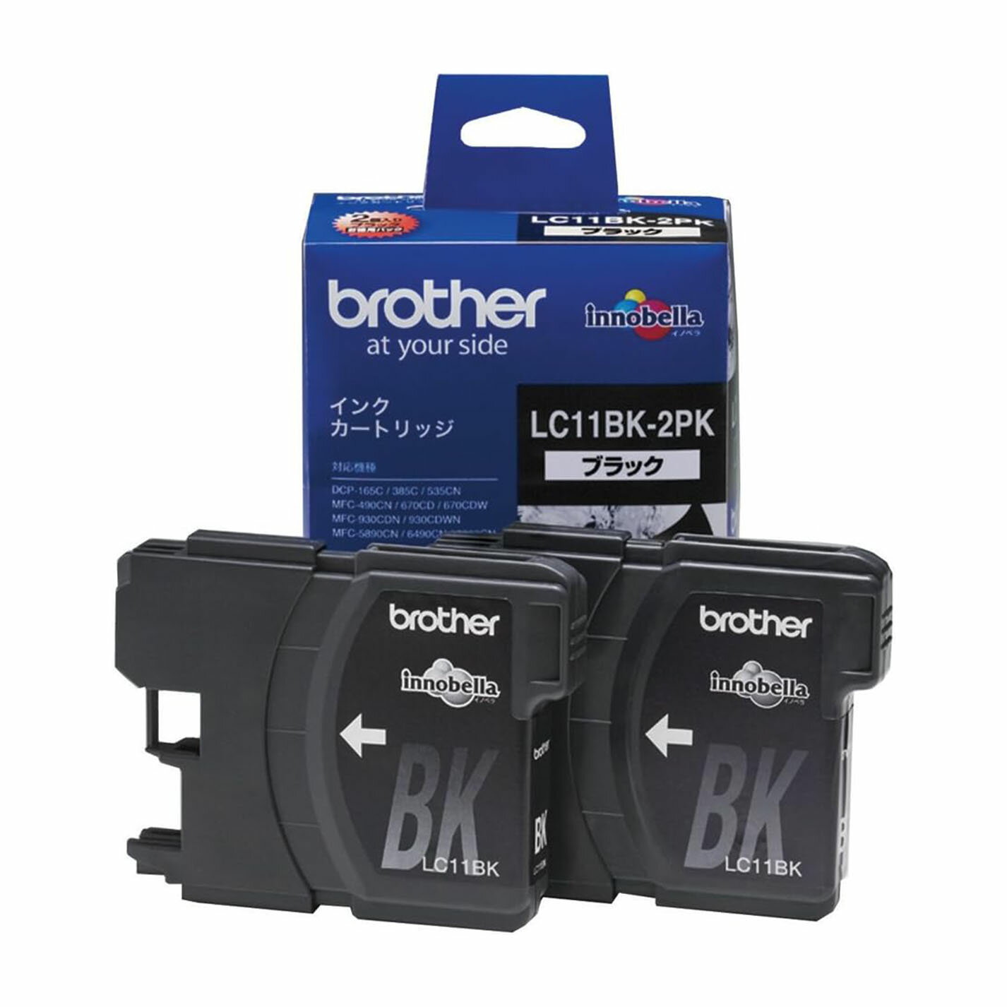 乐天商城 - 【訳あり】ブラザー工業 【brother純正】インクカートリッジブラック2個パック LC11BK-2PK 対応型番:MFC-6890CN、MFC-6490CN、MFC-5890CN 他