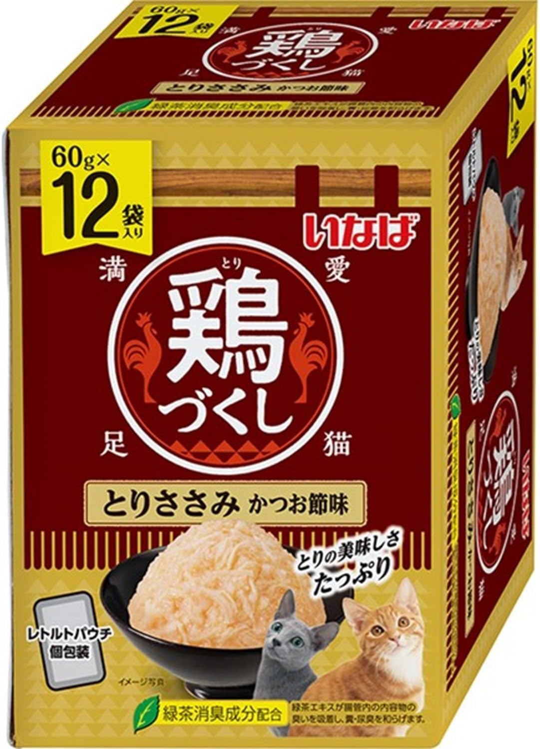 Rakuten - 【訳あり】いなば 鶏づくし かつお節味 60g×12袋