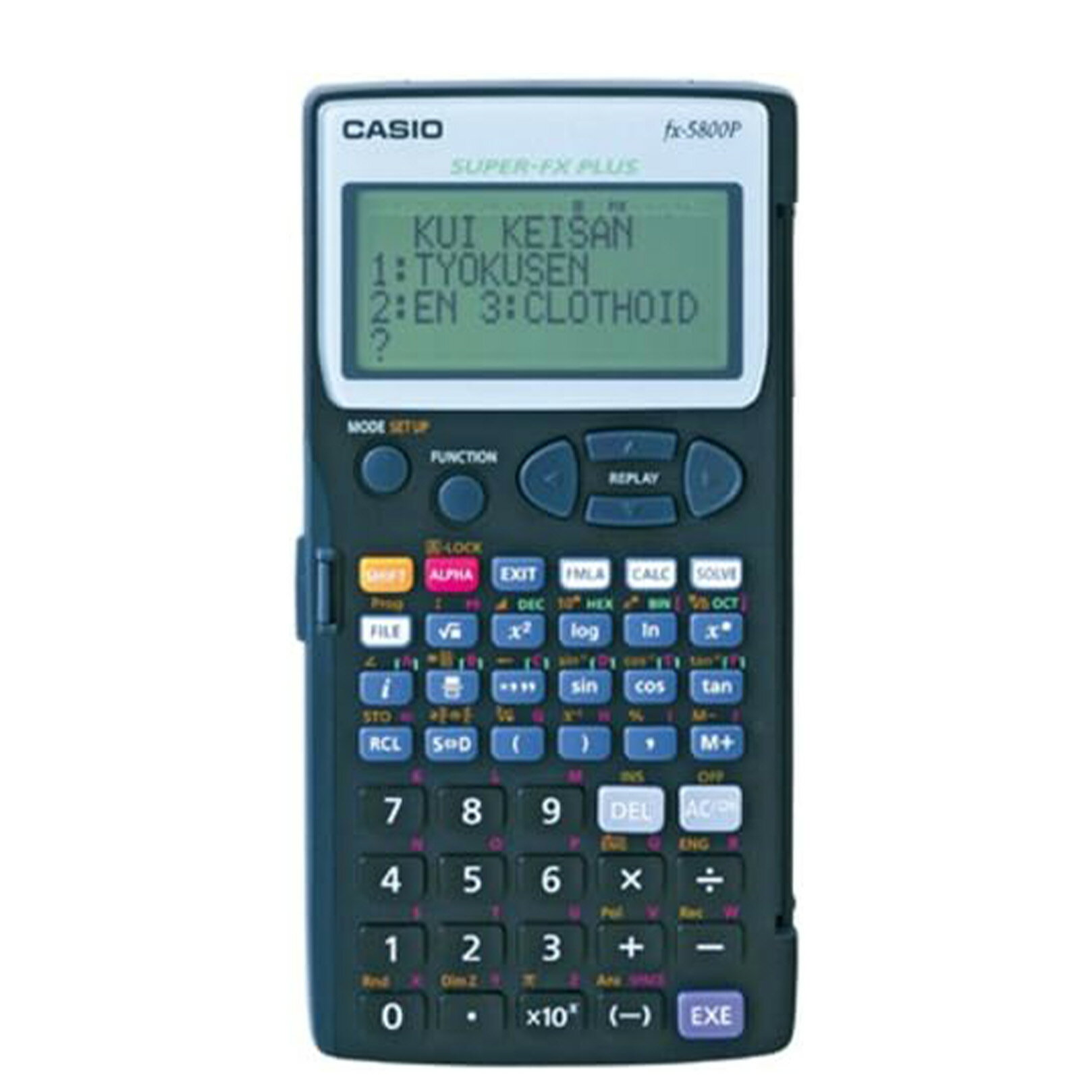 Myzox Dentaku-kun 5800 Surveying Calculator with Program MX-5800S