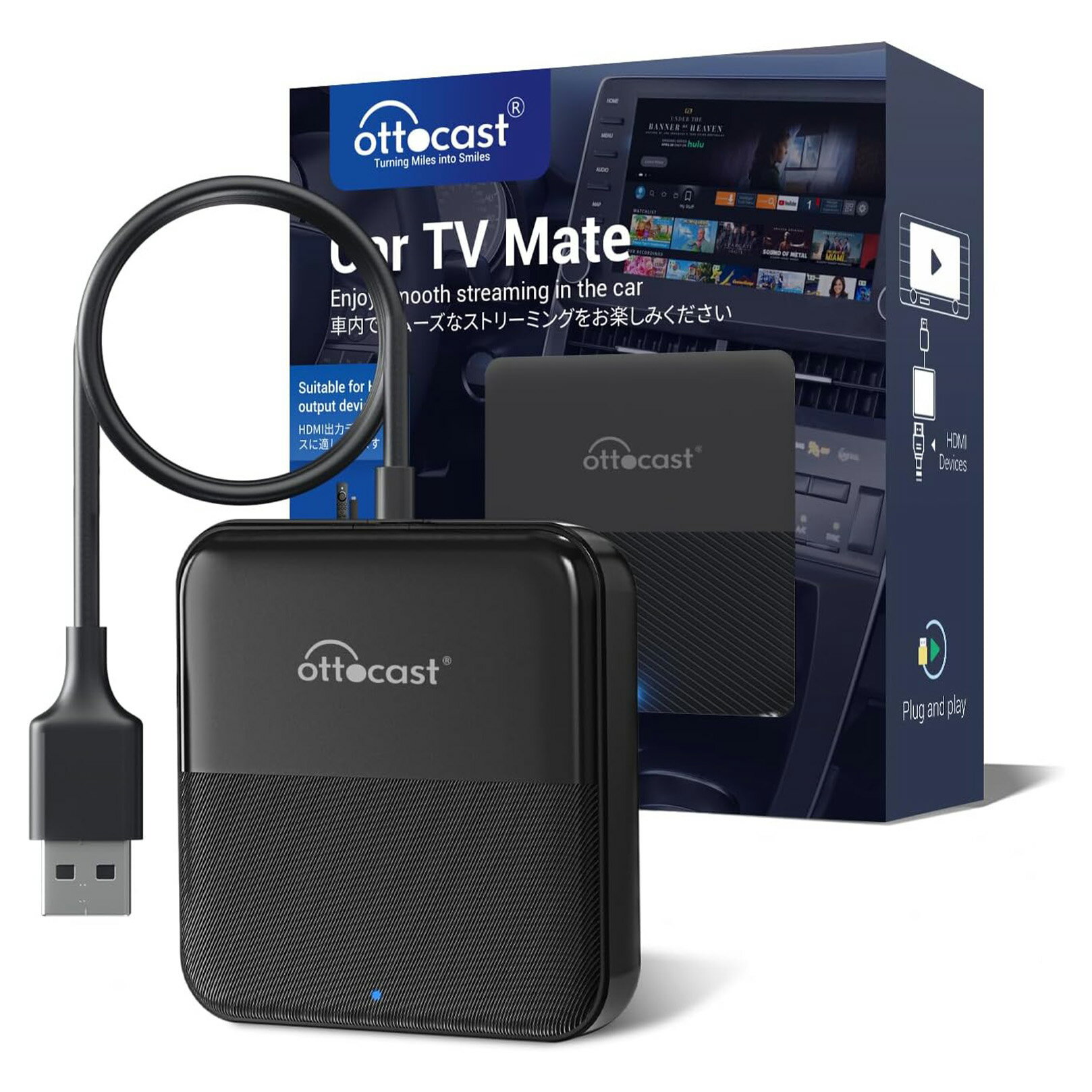 OTTOCAST åȥ㥹 2024  Car TV Mate ƥӥᥤ HDMIϤTV