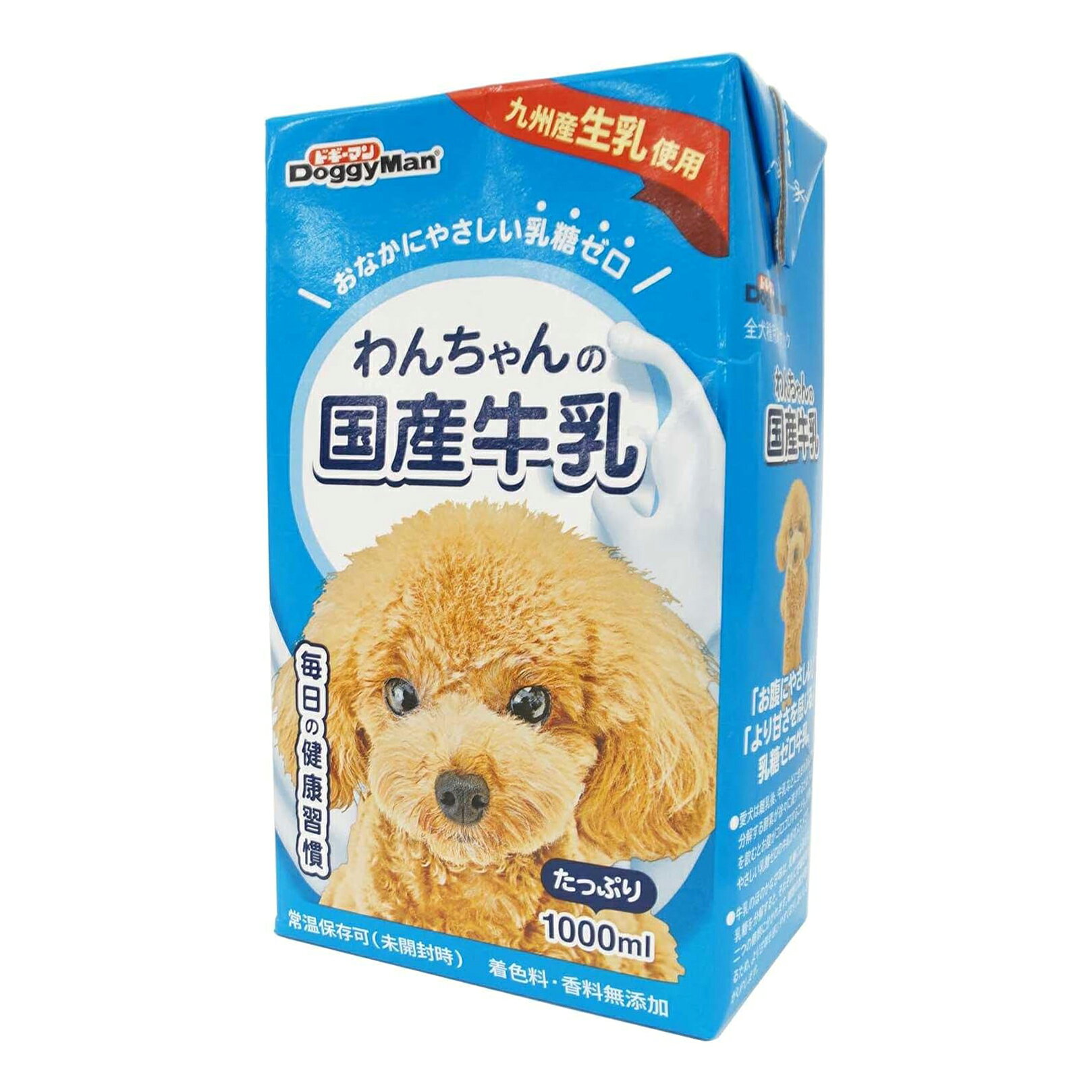 【訳あり】ドギーマン わんちゃんの国産牛乳 1000mL×6個 (ケース販売)