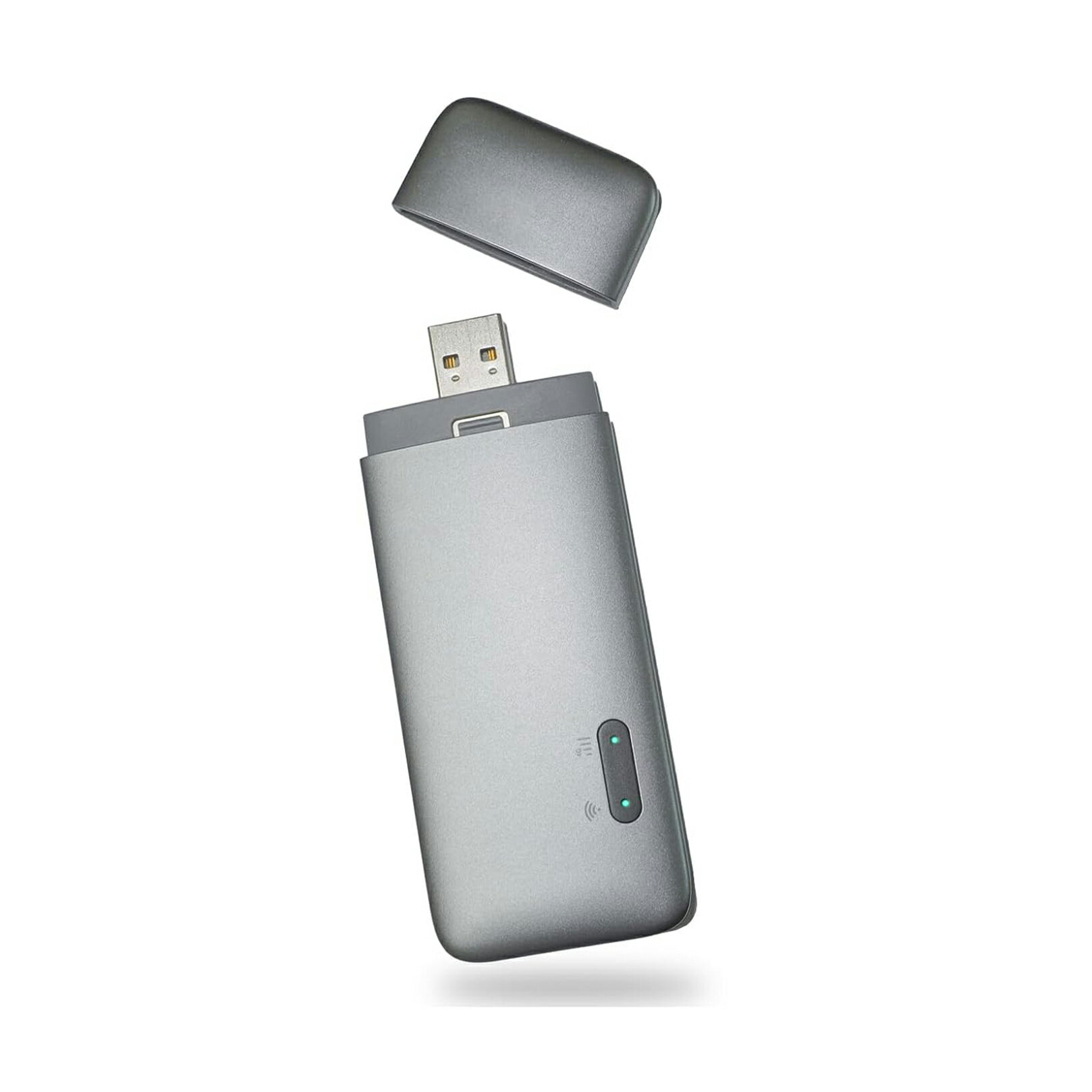 【ecoco】バッテリーレス ポケットWiFi 100GB付 グレー