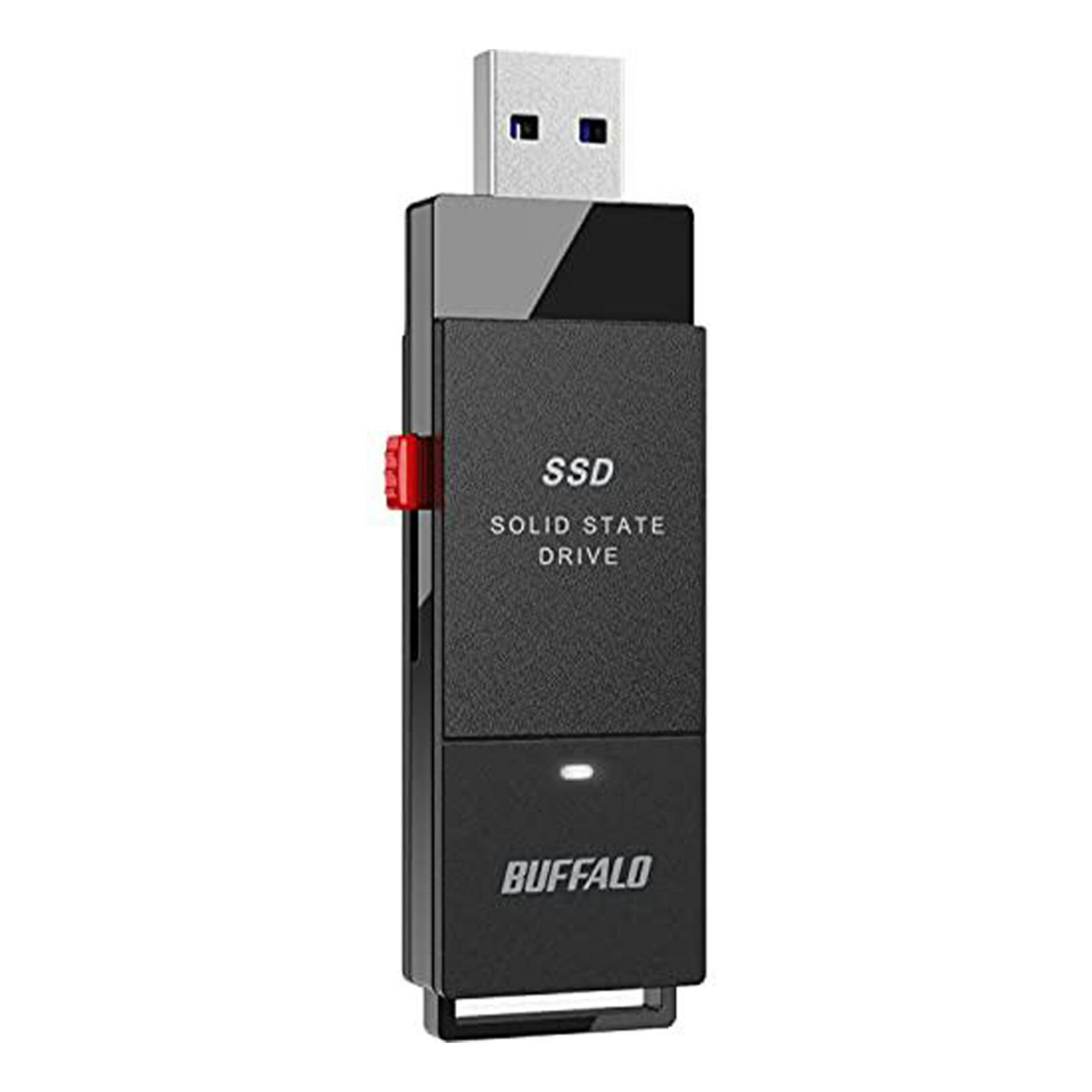 【訳あり】バッファロー 外付けSSD 500GB SSD-PUT500U3-B/N ブラック