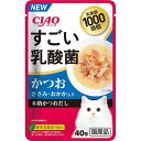 【訳あり】【猫用サプリメント】 いなばペット CIAO すごい乳酸菌パウチかつおささみ・おかか入り 40GX16 賞味期限2027.1.8 4901138854...