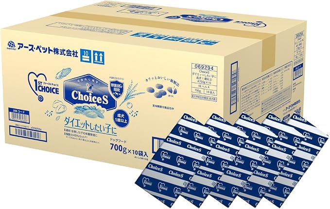 【訳あり】ファーストチョイス ChoiceS（チョイスエス） ドッグフード ダイエット成犬1歳以上 700g（×10P）4994527964807