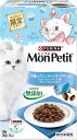 【外装箱訳あり】【キャットフード】 モンプチ ボックス 成猫用 7種のブレンド しらす・まぐろ・チーズ・鯛・チキン・かに・かつお味 240g [キャットフード・...