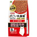 【外装箱訳あり】いなば 猫用 CIAO(チャオ) すごい乳酸菌 クランキー まぐろ節味 190g (×8袋入) (1個) 4901133501562