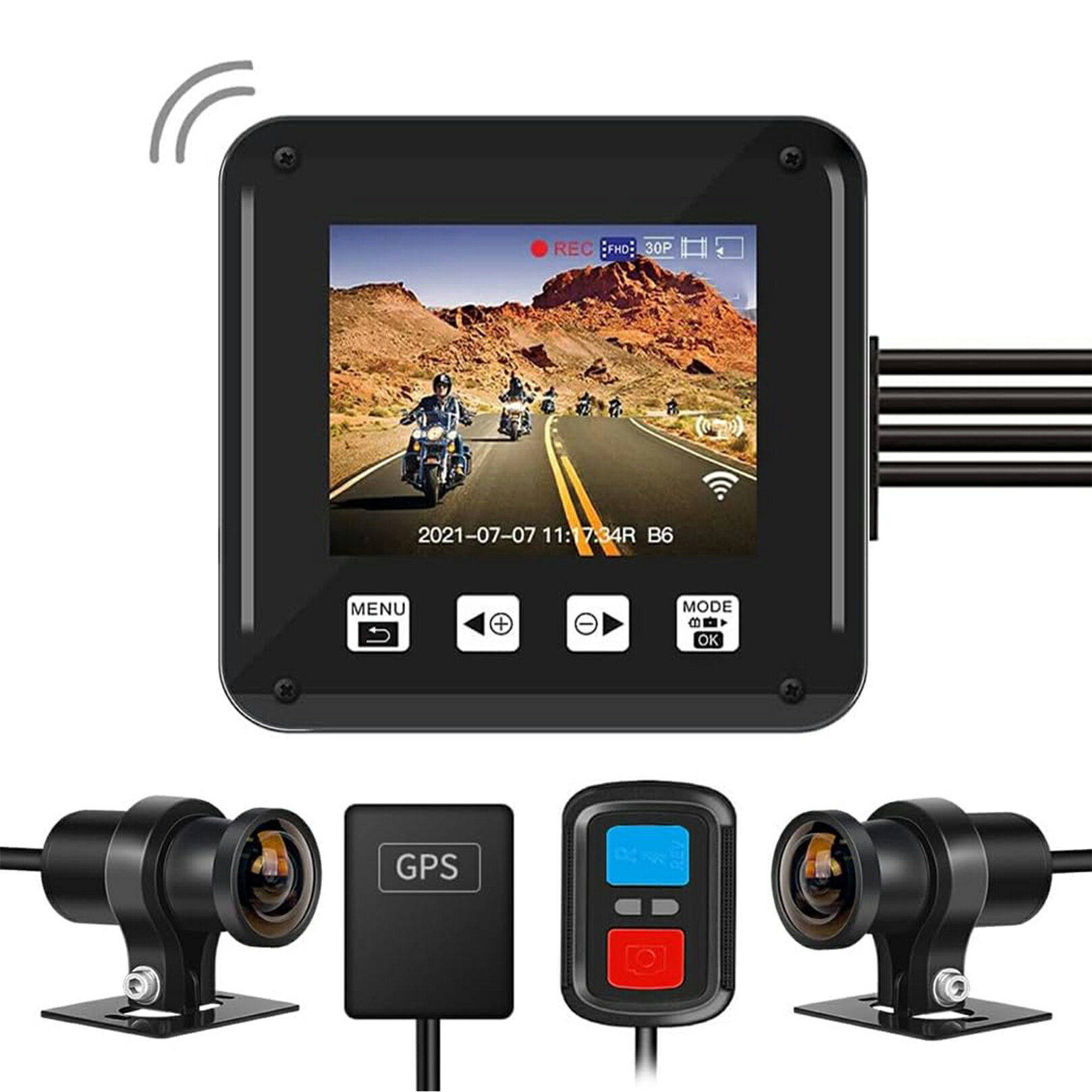 【訳あり】VSYSTOバイク用ドライブレコーダー 前後カメラ 防水 S-ONY IMX307センサー 170°超広角 STARVIS搭載 1080P X000VJSZXJ b08dnjwdt5