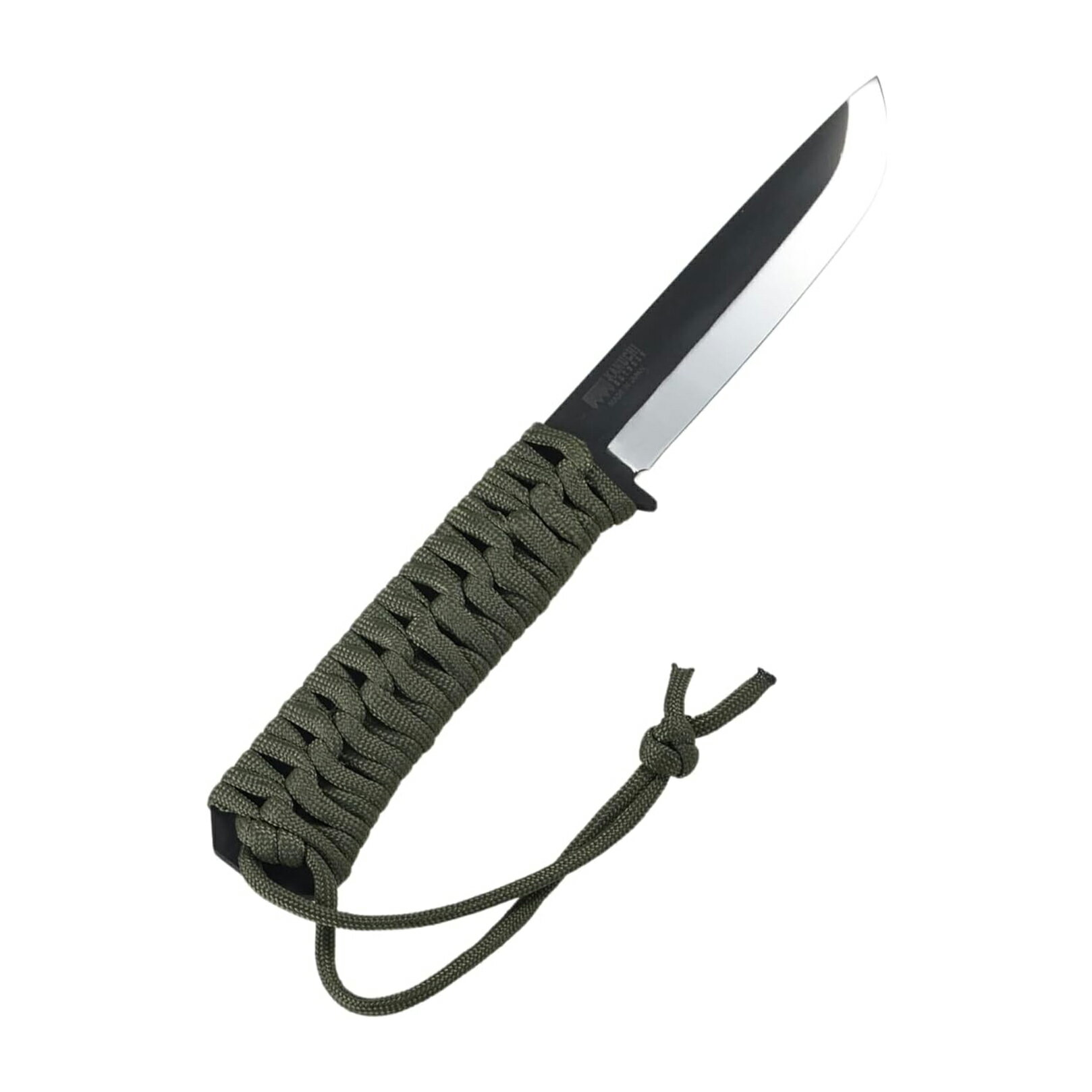 KANUCHI OUTDOOR フルタングナイフ NEO オリーブ 牛革ケース付き