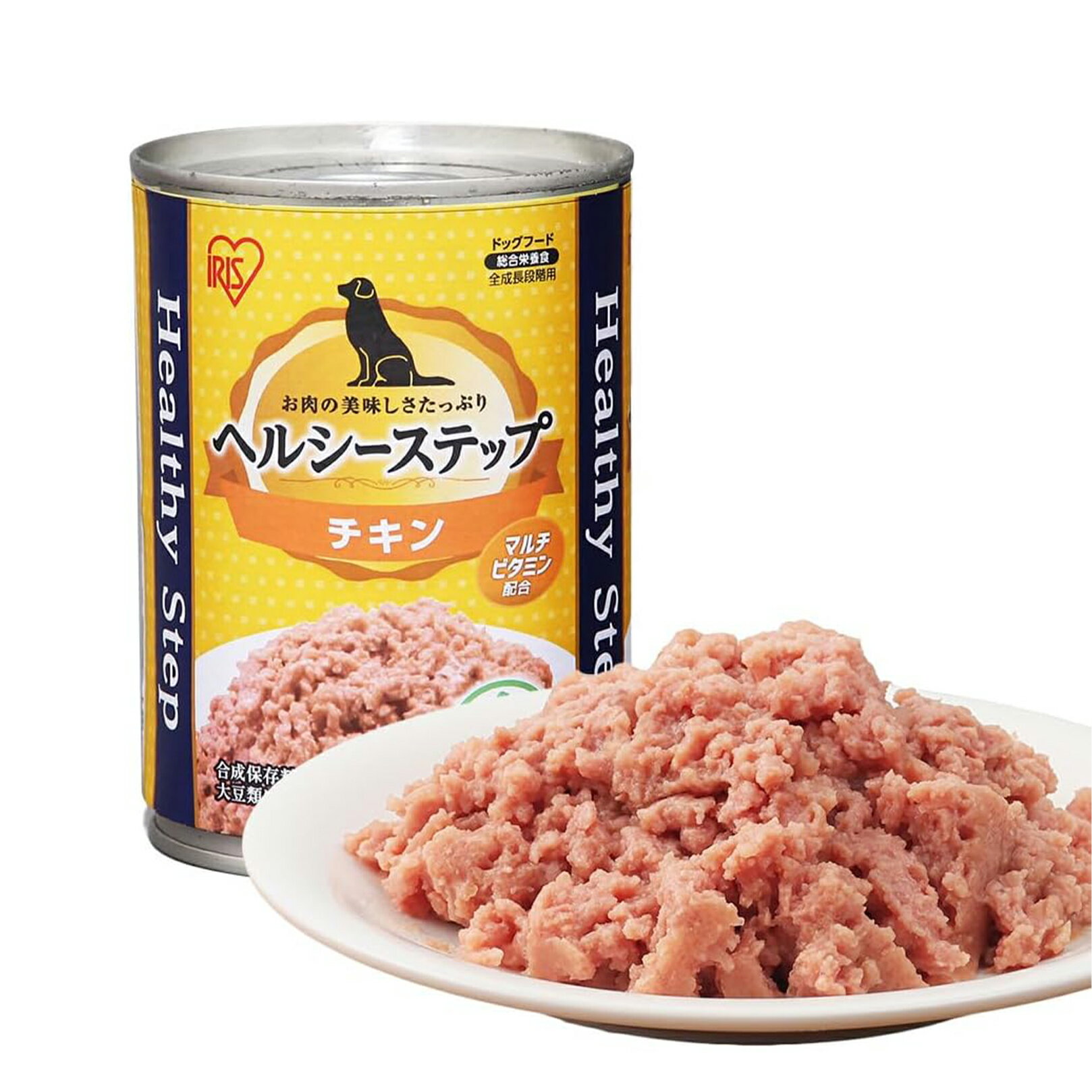【訳あり】アイリスオーヤマ ヘルシーステップチキン375g×12缶