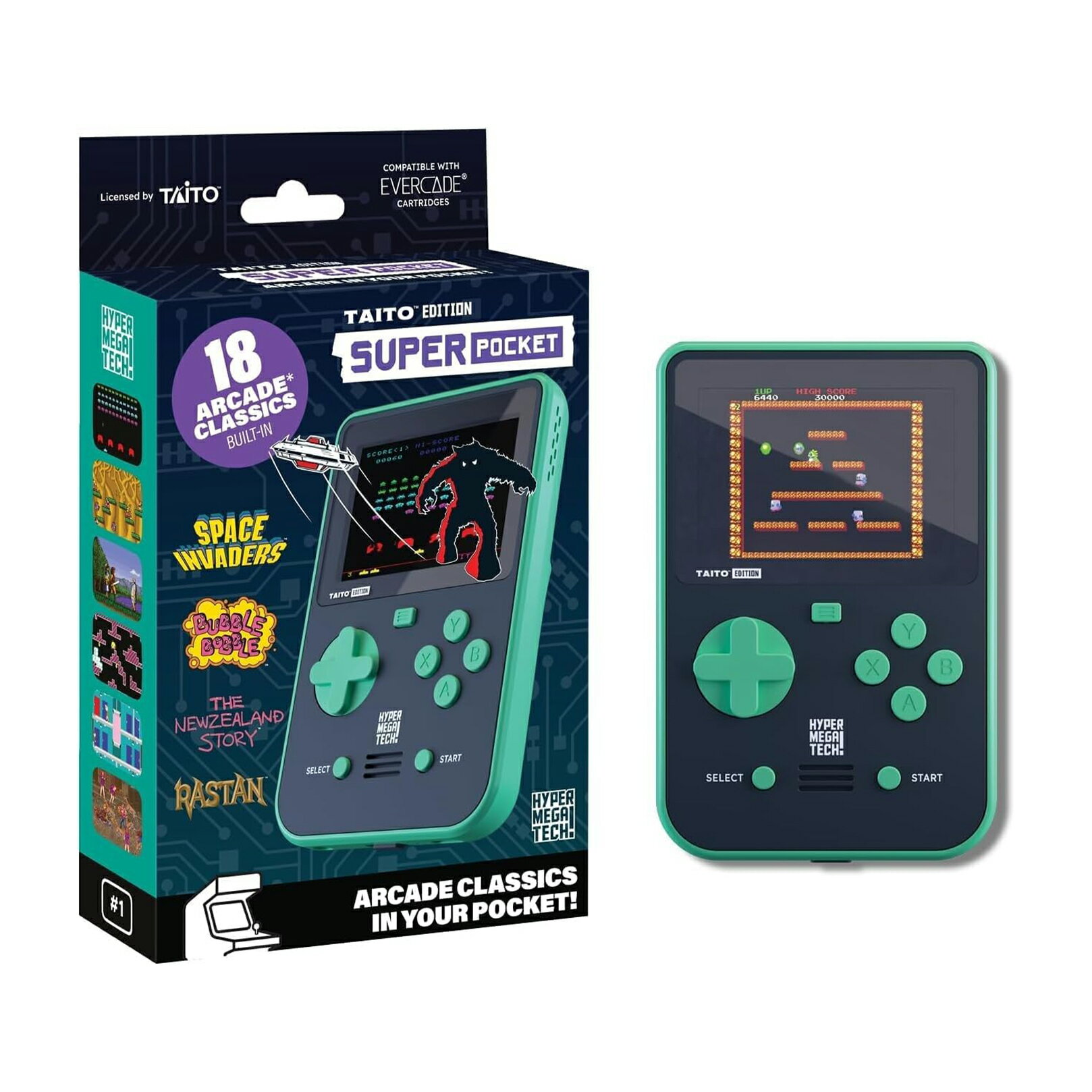 ハイパーメガテック ハンドヘルドゲーミングデバイス グリーン FG-TAPK-HMT-EFIGS