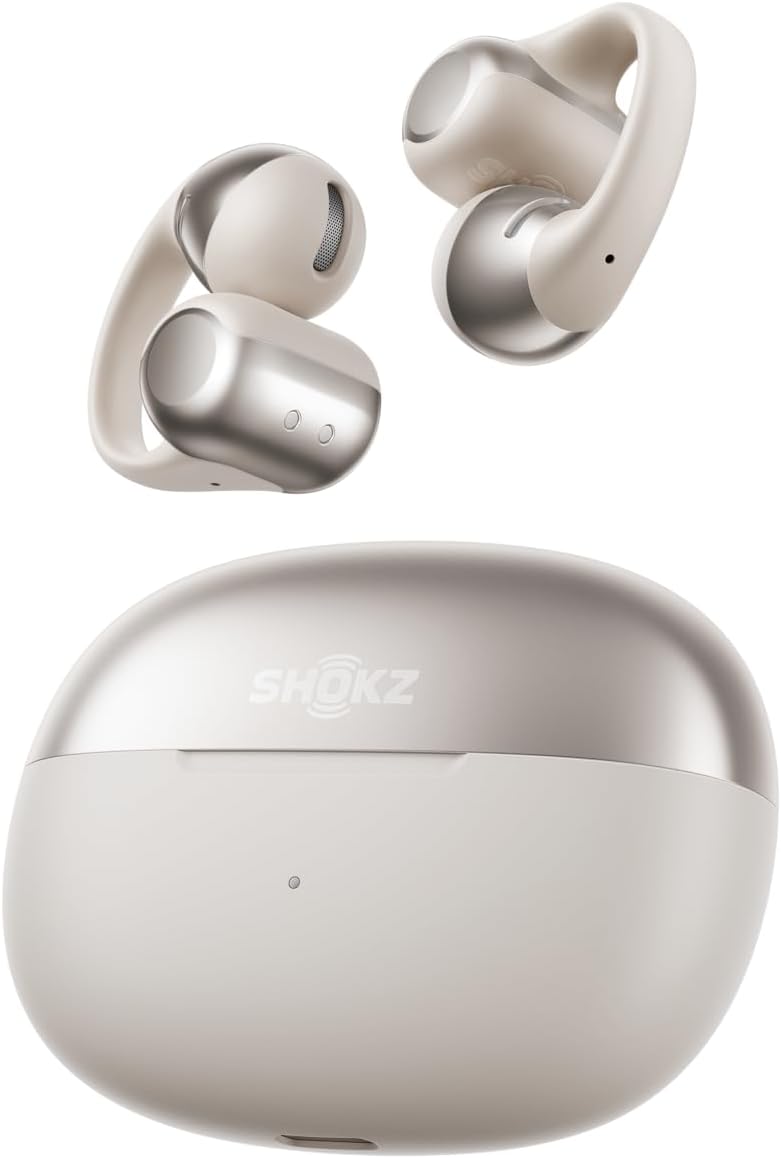 【中古】Shokz (ショックス) OpenDots ONE イヤーカフ ワイヤレスイヤホン オープンイヤー イヤホン 【Dolby Audio対応 / 合計40時間再生 / 音漏れ抑制技術/VGP 2025 金賞】 Bluetooth 5.4 マルチポイント接続 IP54防水 専用アプリ マイク付き 急速充電対応 ワイヤレス充電…