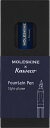 【訳あり】モレスキン(Moleskine) ペン× カヴェコ 万年筆 ブルー F字 KAWFOUNTPENFBLUE 8056598854954 ブルー 成年 ブルーのインクカートリッジ 文房具 事務用品 筆記具