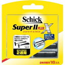 【訳あり】シック スーパーIIプラスX 替刃 ( 16コ入 )/ シック 4891228303914