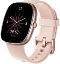 【訳あり】GRV スマートウォッチ iPhone アンドロイド対応 通話機能付き 2025新登場 腕時計 Smart Watch 長持ちバッテリー Line 着信通知 100種類運動モード 腕上げ点灯 IP68防水 DIY文字盤 日本語アプリ 説明書 (PinkGoldピンクゴールド)