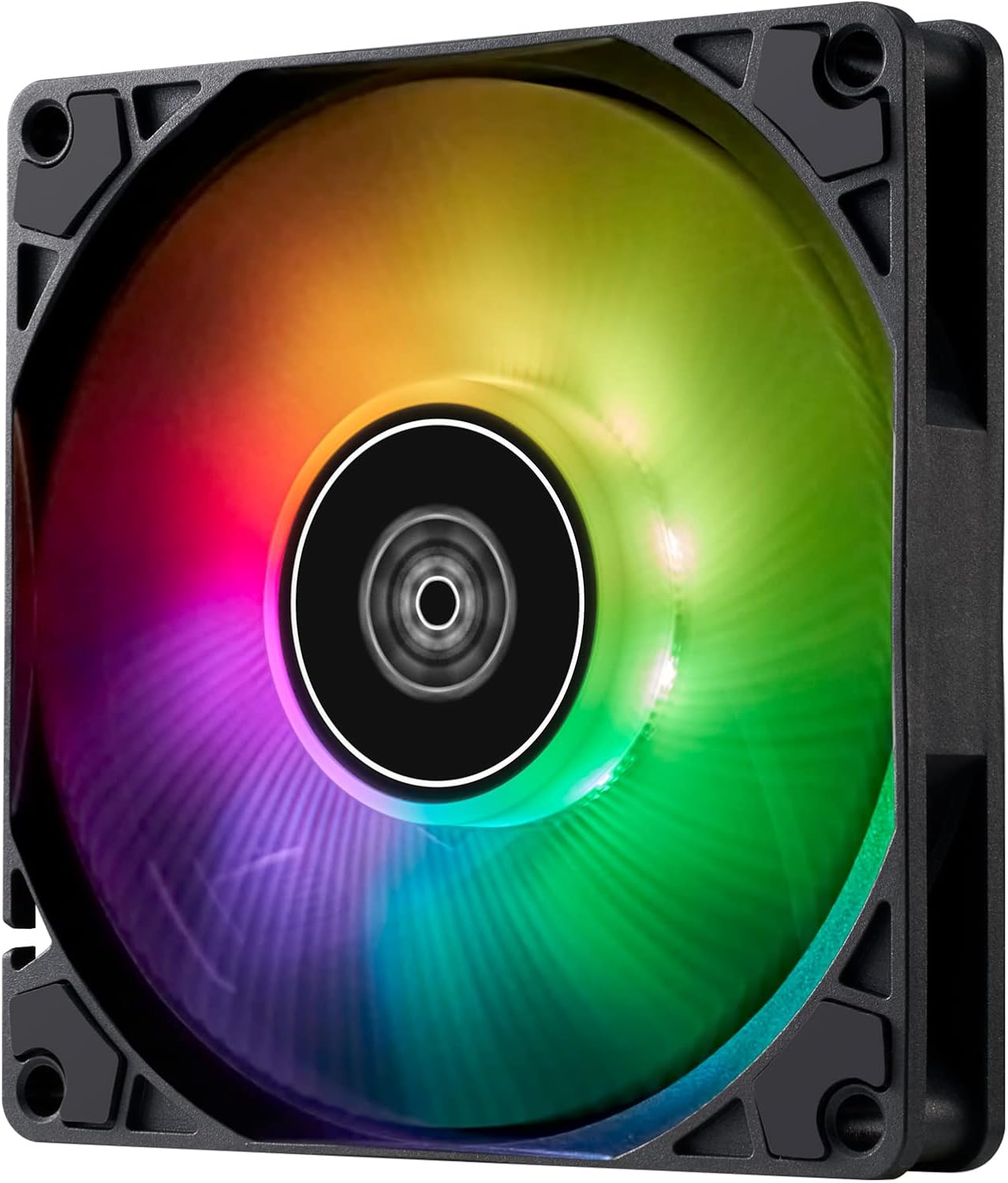 【訳あり】Silver Stone PWM機能+ARGBライティング機能 高性能92mmスリムファン SST-AS90B-ARGB S