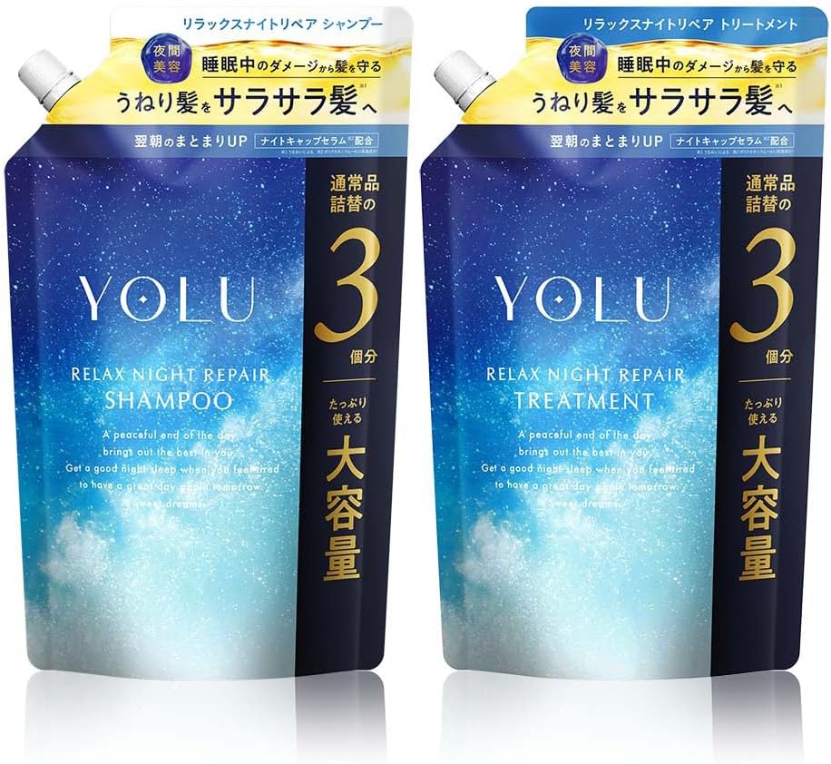 樂天商城 - 【新モデル】 YOLU ヨル シャンプー トリートメント セット 詰め替え 大容量 リラックスナイトリペア B0DT9RLSZF x0019ls2w7