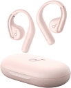 Anker Soundcore AeroFit(Bluetooth 5.3)【オープンイヤー型ワイヤレスイヤホン / IP57防塵防水規格/ 最大42時間再生 / マルチポイント接続/PSE技術基準適合】 ピンク A3872N51