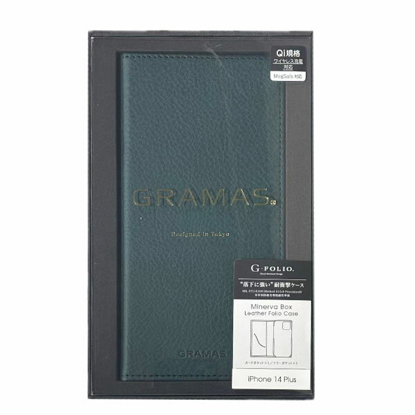 【訳あり】GRAMAS グラマス iPhone14 Plusケース 手帳型
