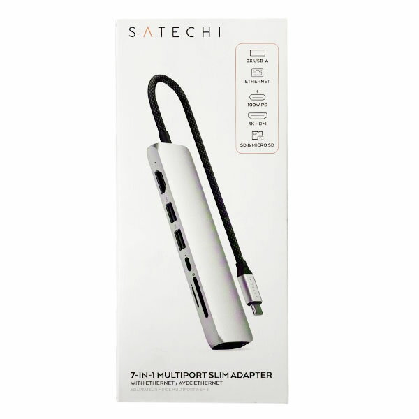 SATECHI 7 in 1 USB-C スリムプラス マルチポートアダプターST-P7SS