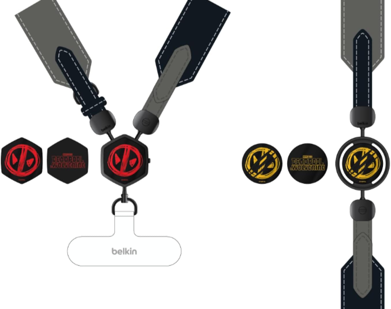 Belkin 2 in 1 スマホショルダー 携帯ストラップ