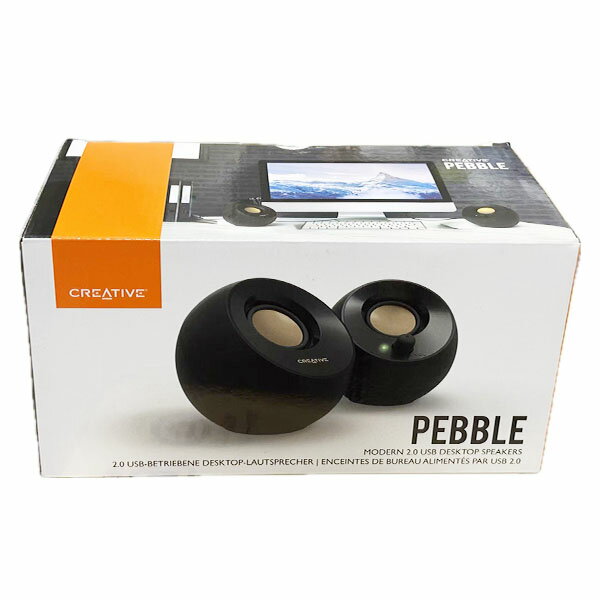Creative Pebble SP-PBL-BK（スピーカー）ブラック