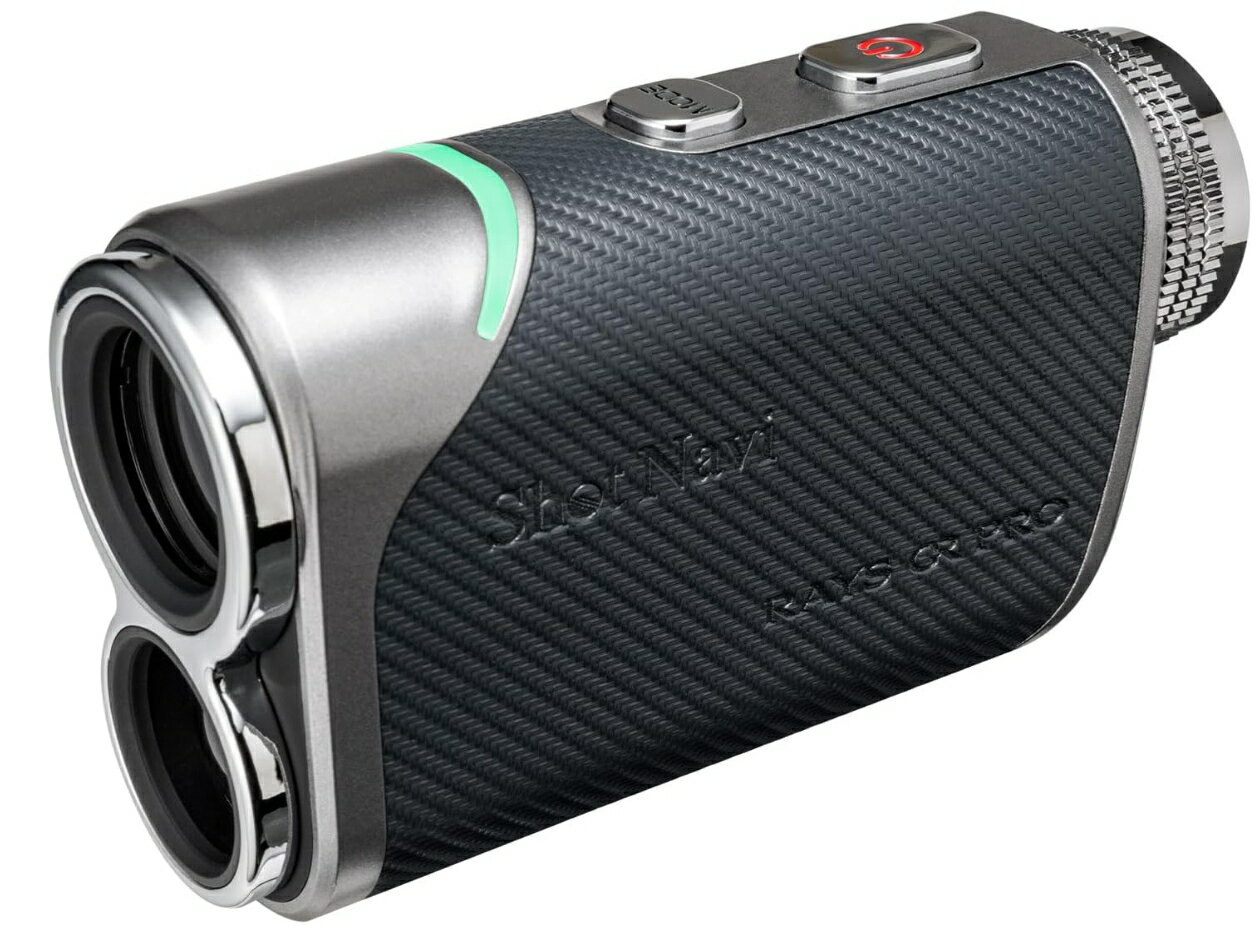 Shot Navi(ショットナビ) ゴルフ 距離計 レーザー距離測定器 LaserSniper RAYSシリーズ / 1600y計測 軽量 6倍ズーム 高低差 Type-C充電式 専用ケース付き