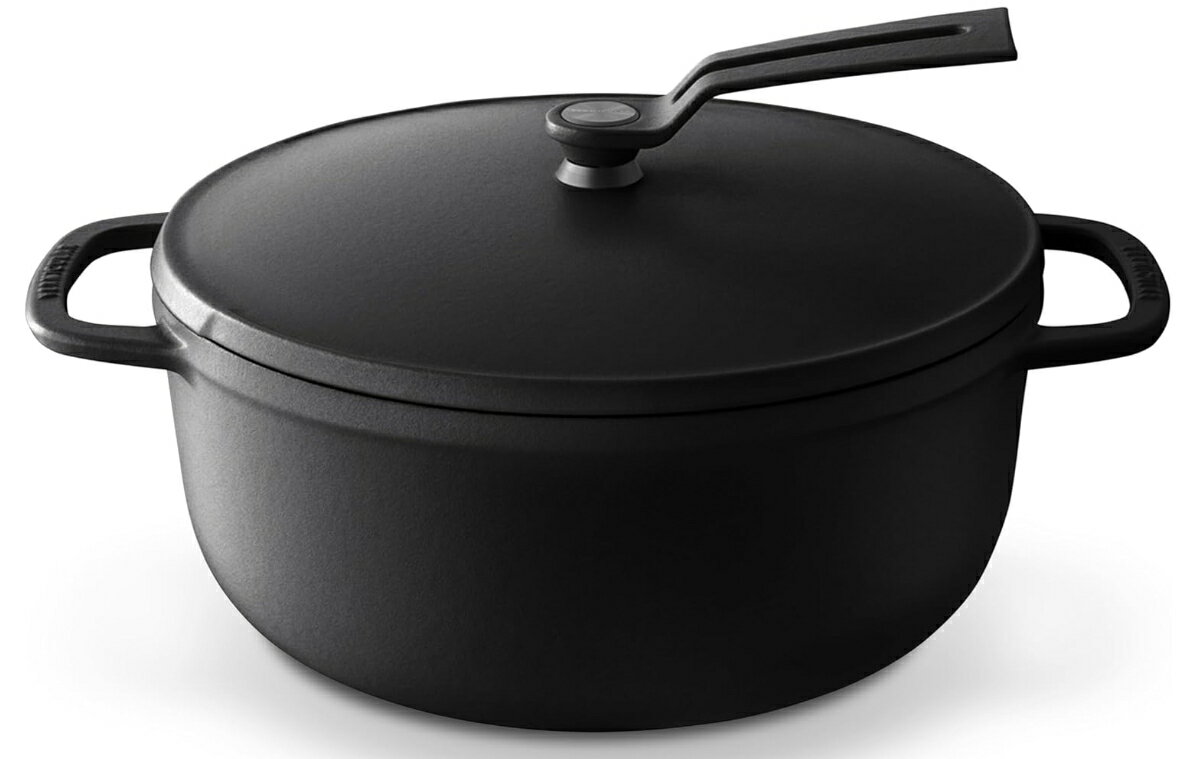 【わけあり]バーミキュラ 鋳物ホーロー鍋 22cm マットブラック 無水調理 無水ベイク 専用レシピブック付 オーブンポット2 セルフスタンディングリッド OP...