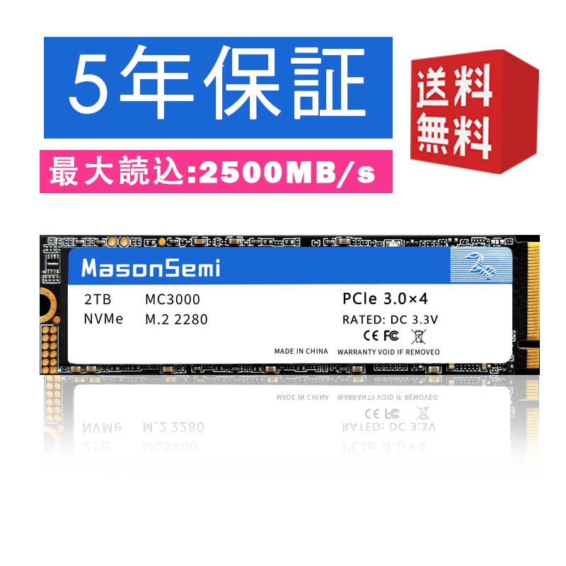 MasonSemi NVMe SSD PCIe Gen 3.0×4 mc3000