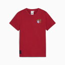 【公式ライセンスグッズ】キッズ ボーイズ PUMA x ワンピース 半袖 Tシャツ Club Red