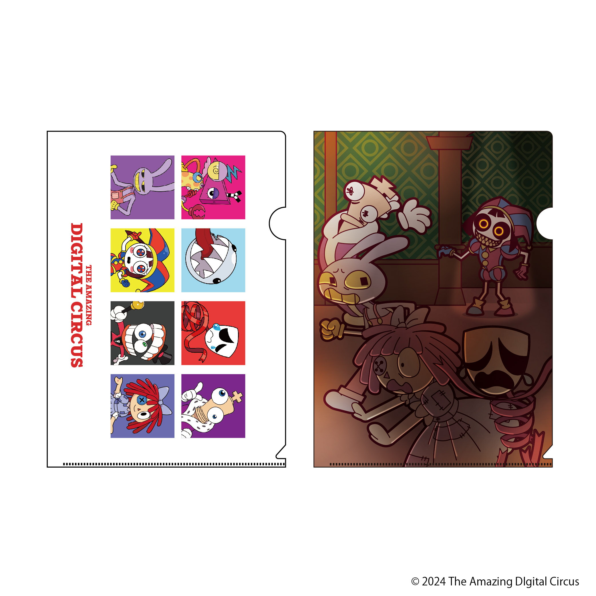 【公式ライセンス商品】アメイジングデジタルサーカス クリアファイル B
