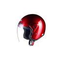 リード工業 CROSS ジェットヘルメット キャンディーレッド フリーサイズ CR-720(2)