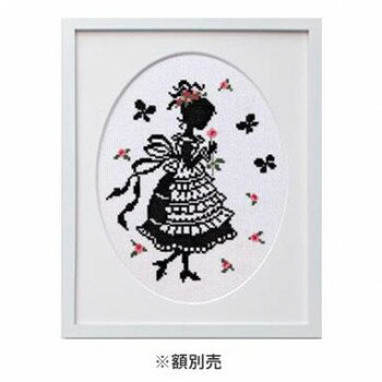 オリムパス 7382 ししゅうキット　フレーム　花占い