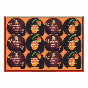 同梱・代引不可金澤兼六製菓 珈琲ゼリー＆マンゴープリンギフト CA-15