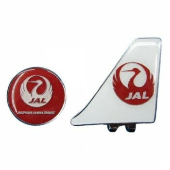 ゴルフマーカー JAL レッド MZ350
