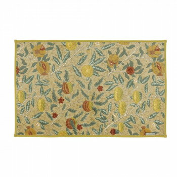 Morris Design Studio フルーツ インテリアマット 50×80cm FT1703 BE ベージュ