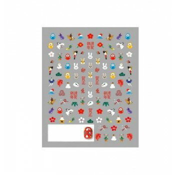 TSUMEKIRA(ツメキラ) ネイルシール　es うらなか りかプロデュース4 おしょうがつ(う) ES-URA-104