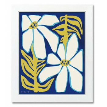 同梱不可アートフレーム ミーガン ギャラガー「フラワー パワー1」 MG-10011